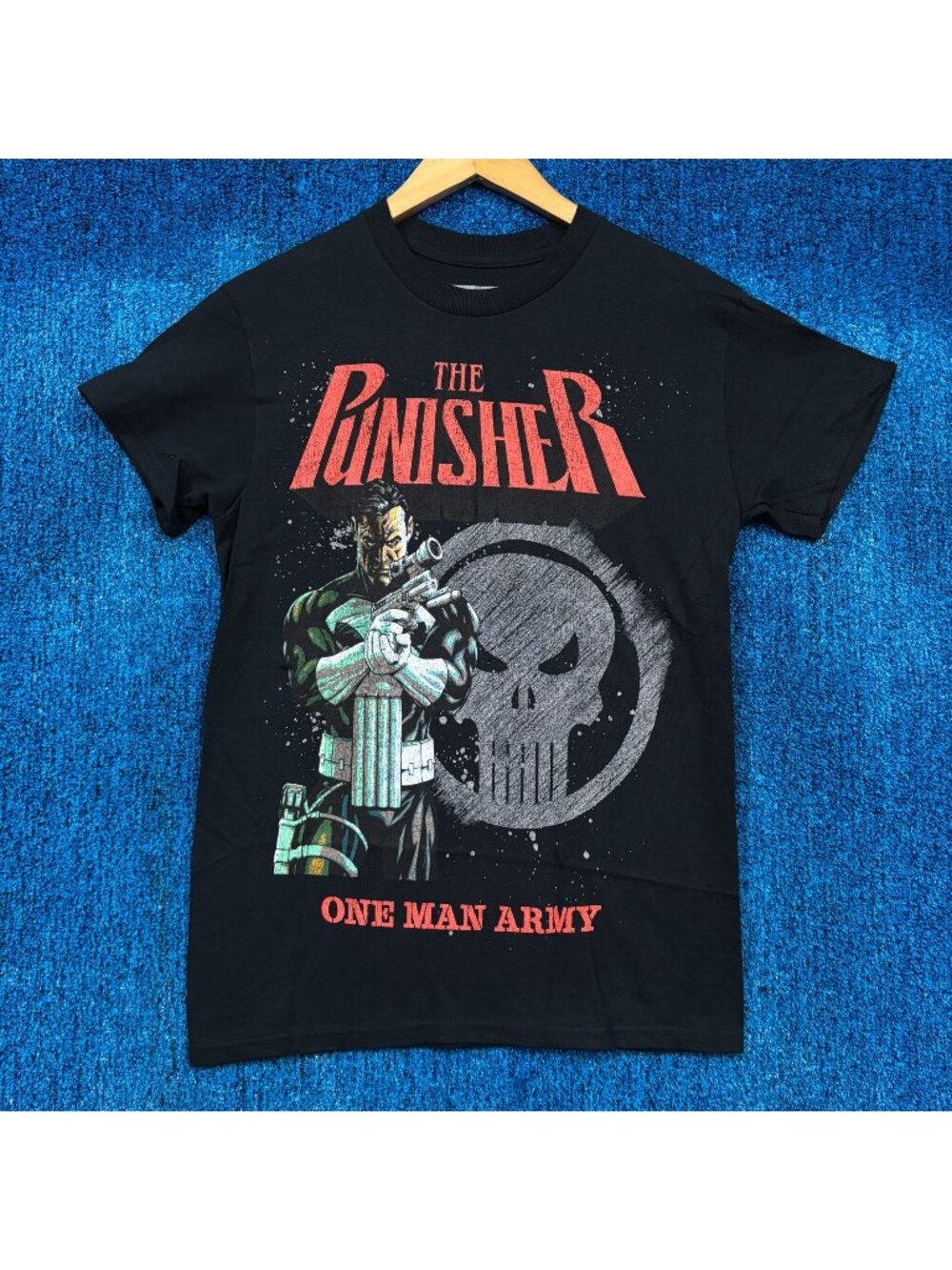 Marvel “The Punisher One Man Army” Graphic T-Shirt Size Small